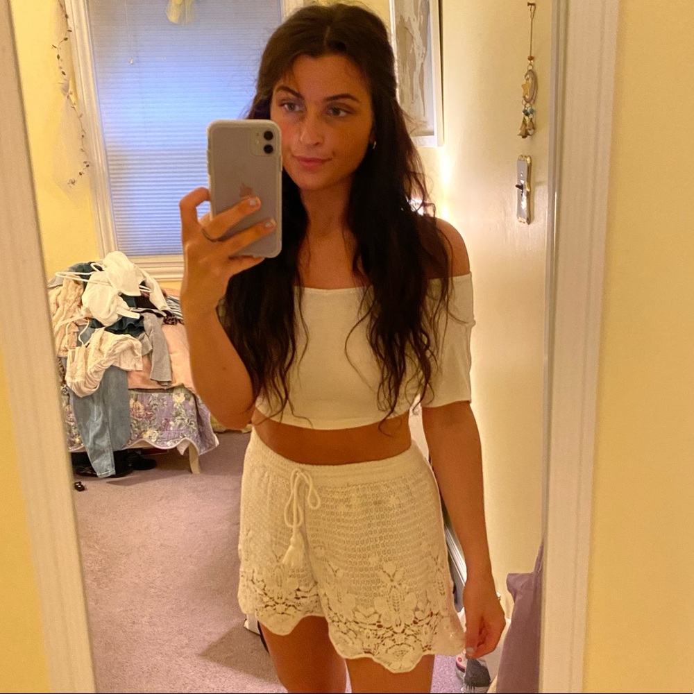 Abercrombie lace shorts